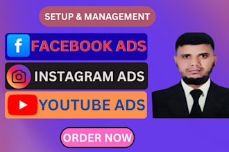 setup facebook instagram youtube ads campaign