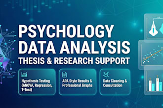 perform statistical data analysis for your research