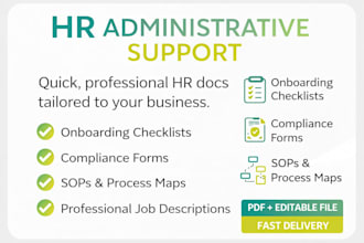 professional HR administrative support for your business