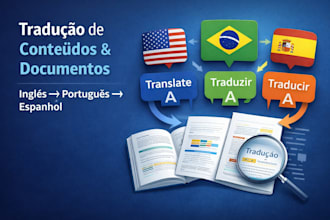 traduzir conteúdos e documentos