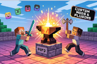create custom minecraft forge mods, pvp clients, modpacks and bukkit plugins