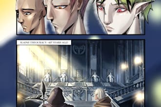 colorize your comic, web novel or manga pages