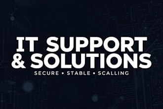 professional IT support and end to end solutions