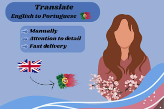 provide professional english to portuguese translation