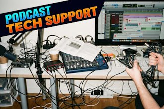 provide podcast tech support