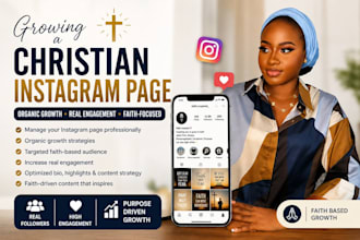 create engaging christian instagram posts and bible verse content