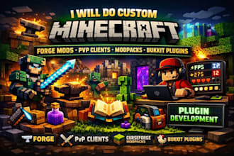 do custom minecraft forge mods pvp clients modpacks and bukkit plugins