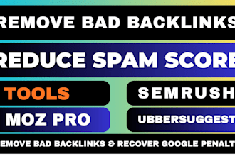 remove toxic backlinks, create a google disavow file, and fix negative SEO