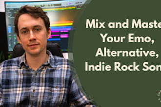 mix and master your emo, alternative, indie rock song