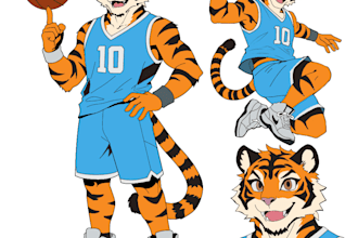 draw furry ref sheet, fursona sfw art