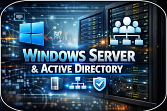 install, configure, and fix windows server, active directory, dns, and dhcp