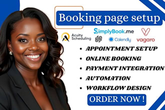 setup acuity scheduling, simplybook me, square booking website calendly expert