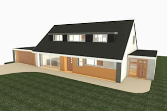 draft architectural drawings package in revit or autocad
