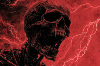 make horror illustration dark art illustration