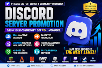 boost your discord server growth and engagement to get real members fast