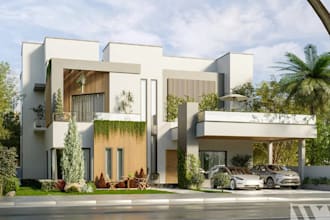 pdf to sketchup 3dmodel and create detailed high quality architectural rendering