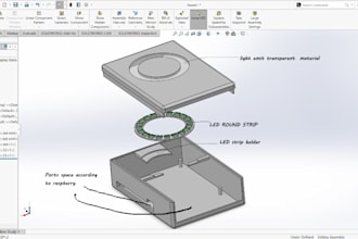 3d printable electronics enclosure case design stl step box housing pcb case