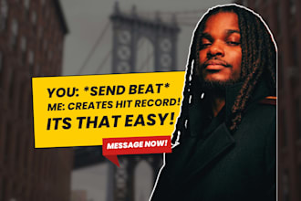 be your male rapper for custom rap songs and hooks