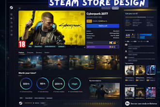 steam capsule art indie game banner steam page steam storefront