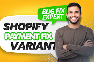fix shopify payments setup bug fix checkout errors variants shipping tax support