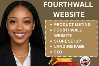 setup fourthwall shop and merch integration for content creators