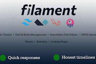 build laravel admin dashboard with filament php
