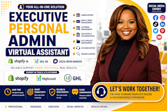 be executive personal admin shopify ghl virtual assistant social media manager