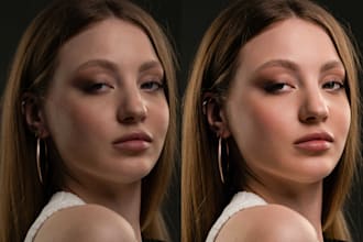 professionally retouch beauty and model photos