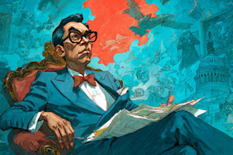 make professional political cartoon and caricature portrait