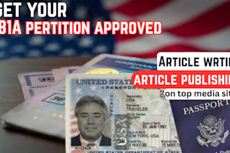 write publish eb1 media article on major news publication for eb1 visa support
