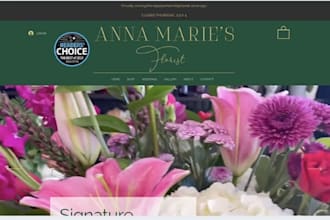 design squarespace floral design website botanical art website workshop website