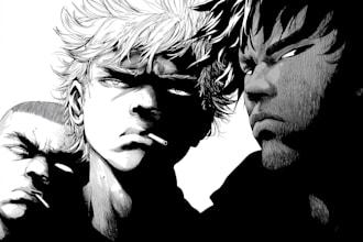 draw manga page for you