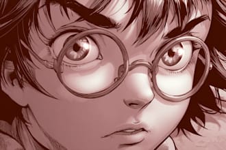 comic manga illustration manga character manga illustration