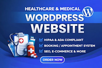 design home care, healthcare, clinic, group home, medical, dental website