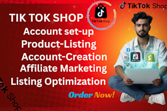 setup tiktok shop, manage tiktok shop, affiliate marketing