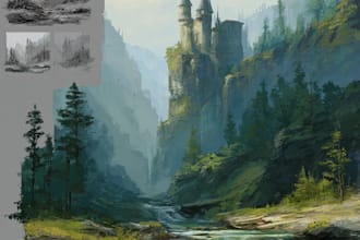 environment concept art landscape design