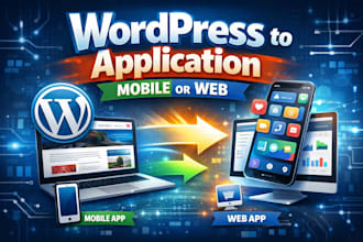 make your wordpress woocommerce website a mobile application