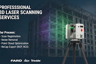 do laser scan registration, cleanup, optimization and recap export