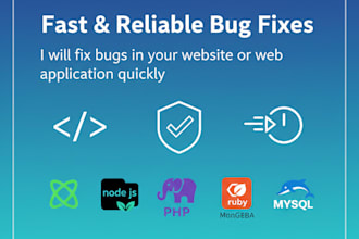 fix bugs in your website or web application quickly