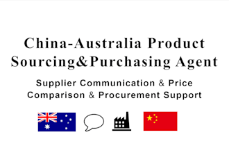 be your professional china and australia sourcing agent for reliable suppliers