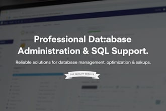 design manage and optimize your database using sql and backend tools