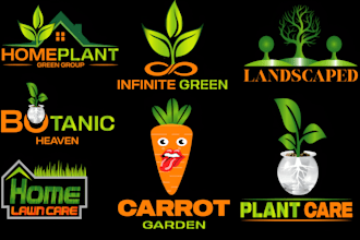 design communicate reward growing veggies garden logo