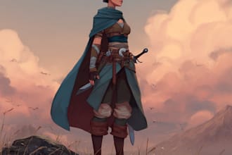 draw your dnd character art