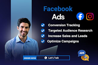 setup facebook ads campagin or instagram ads