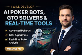 develop ai poker bots, gto solvers, and real time poker tools