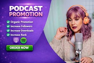 do organic podcast promotion to increase downloads