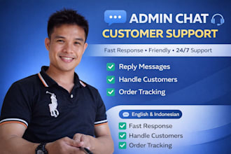 chat admin customer support virtual assistant