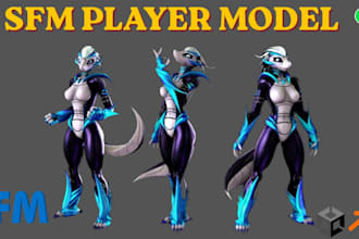 port, edit, create custom sfm model gmod playermodel tf2 cs2 l4d2 player model
