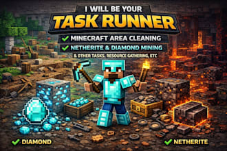 grind resources and help you in minecraft survival gameplay