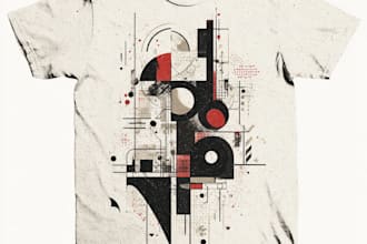 design custom typography and trendy t shirt design